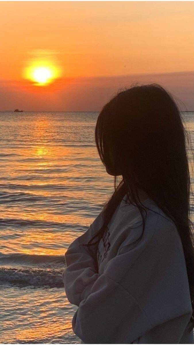 Pfp Profile Picture for Sunset on the Beach TikTok