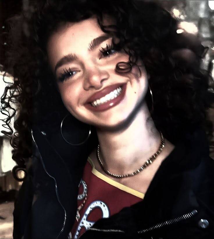 TikTok Pfp Profile Picture of Smiling Young Man with Curly Hair