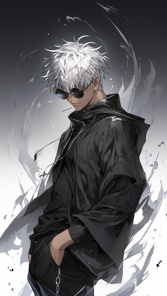 Pfp Profile Picture of Satoru Gojo with Sunglasses and Hands in Pockets