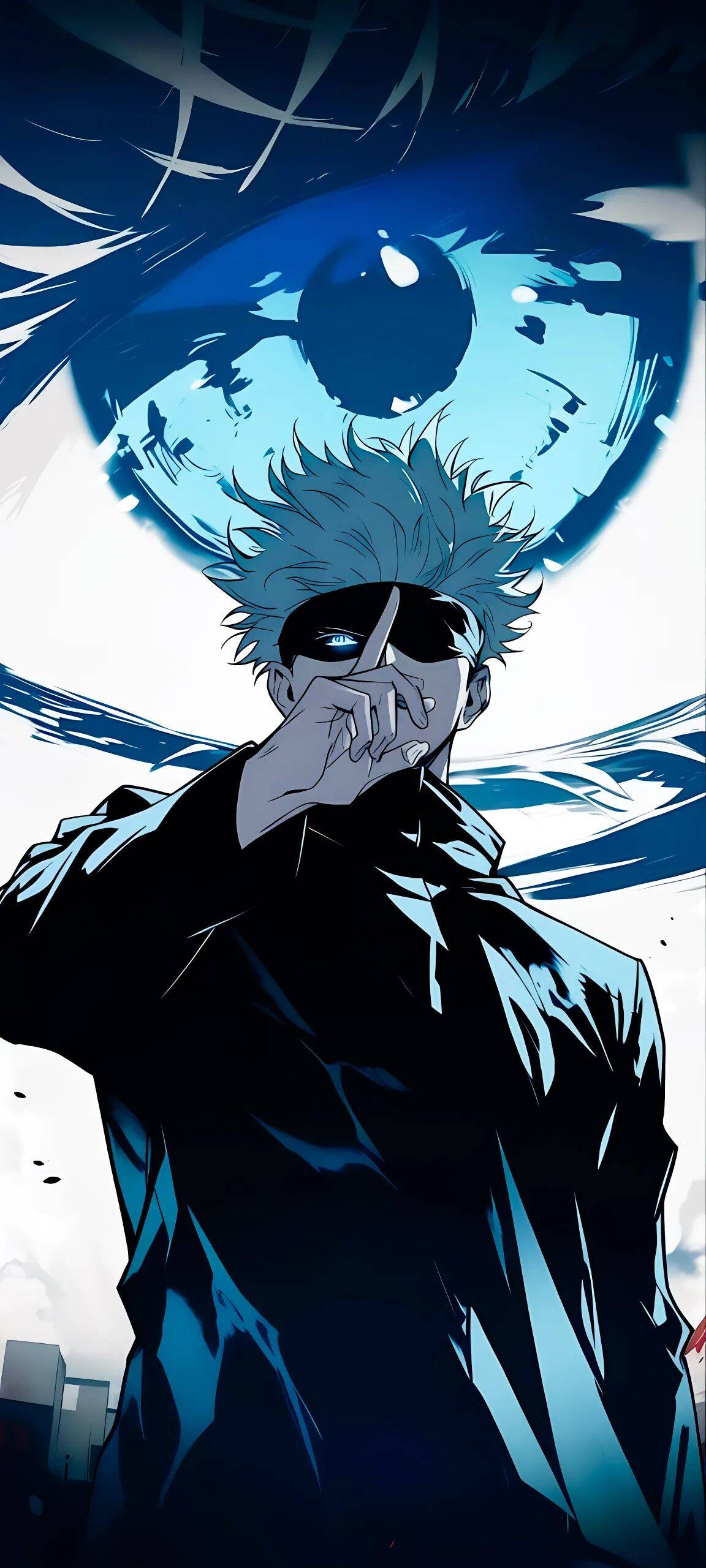 Pfp Profile Picture of Satoru Gojo with Giant Blue Eye