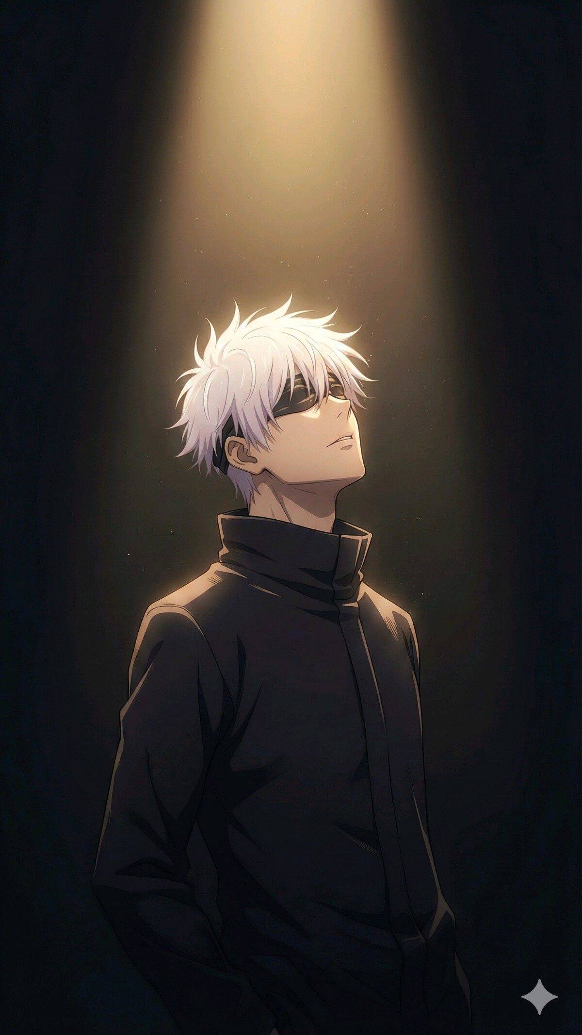 La photo de profil de Satoru Gojo est considérablement éclairée