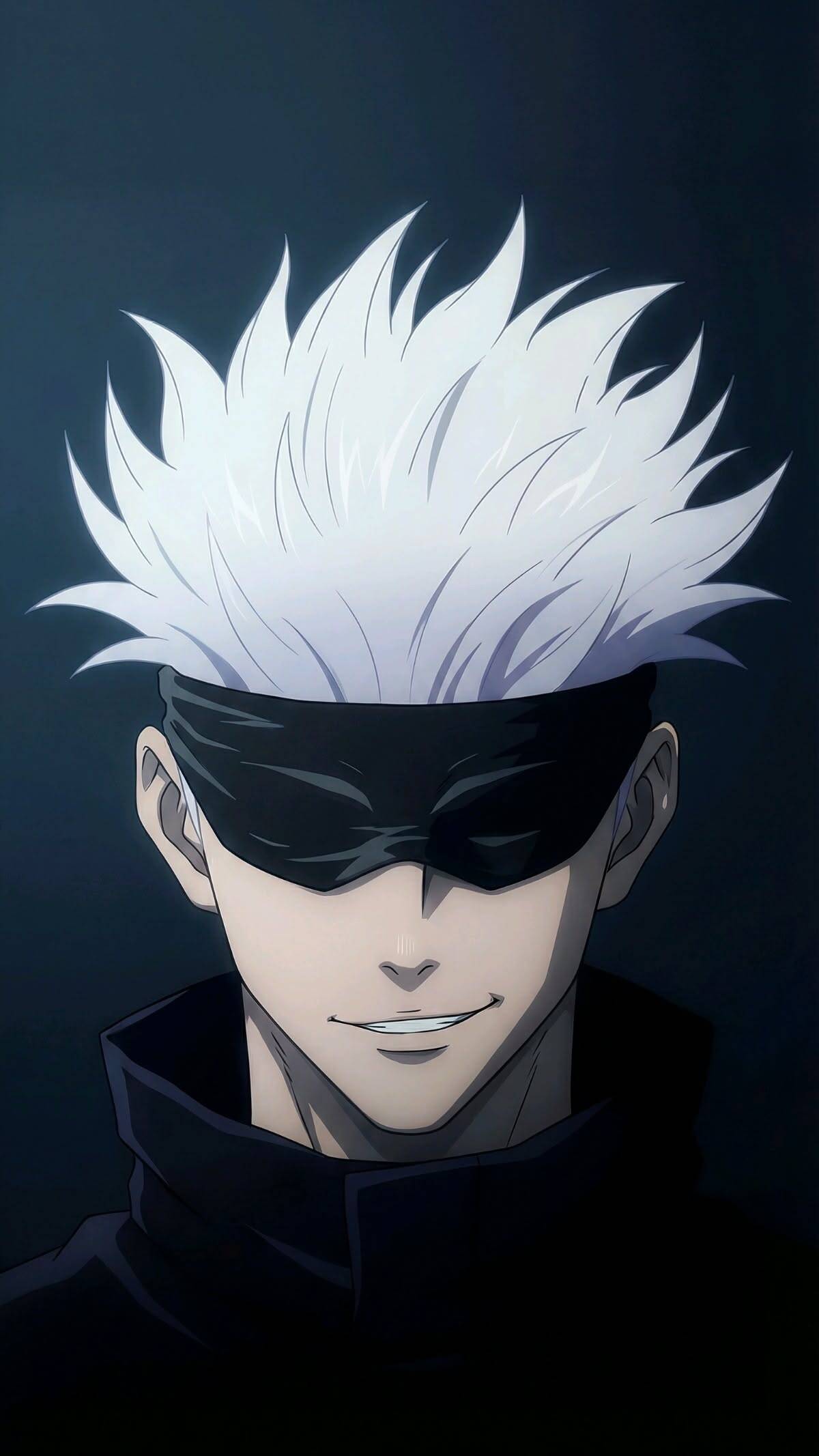Foto de Perfil do Satoru Gojo com Sorriso Misterioso