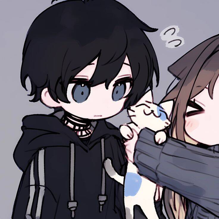 Pfp Profile Picture for Corple Matching with Cute Cat