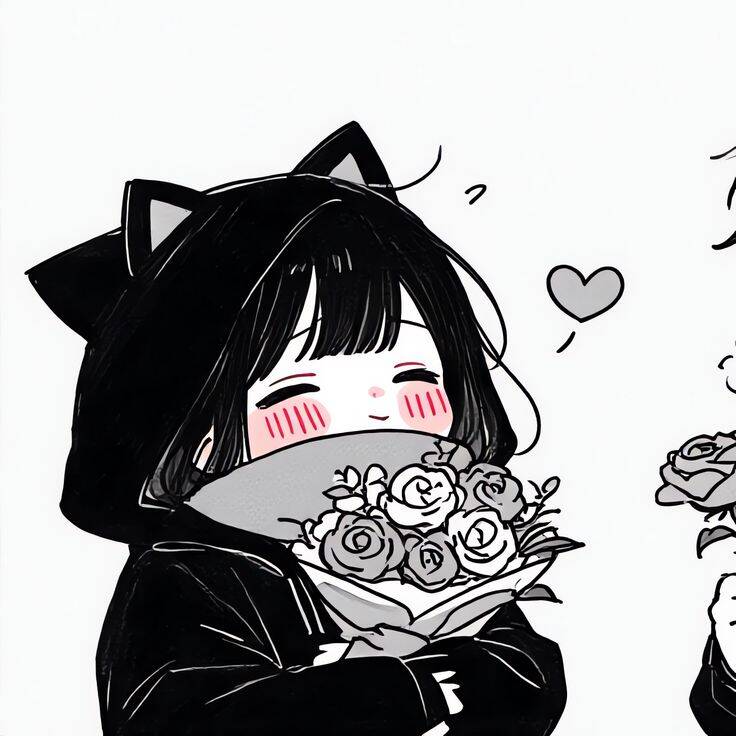 Foto de Perfil para Casal Combinando com Gatinhos e Flores