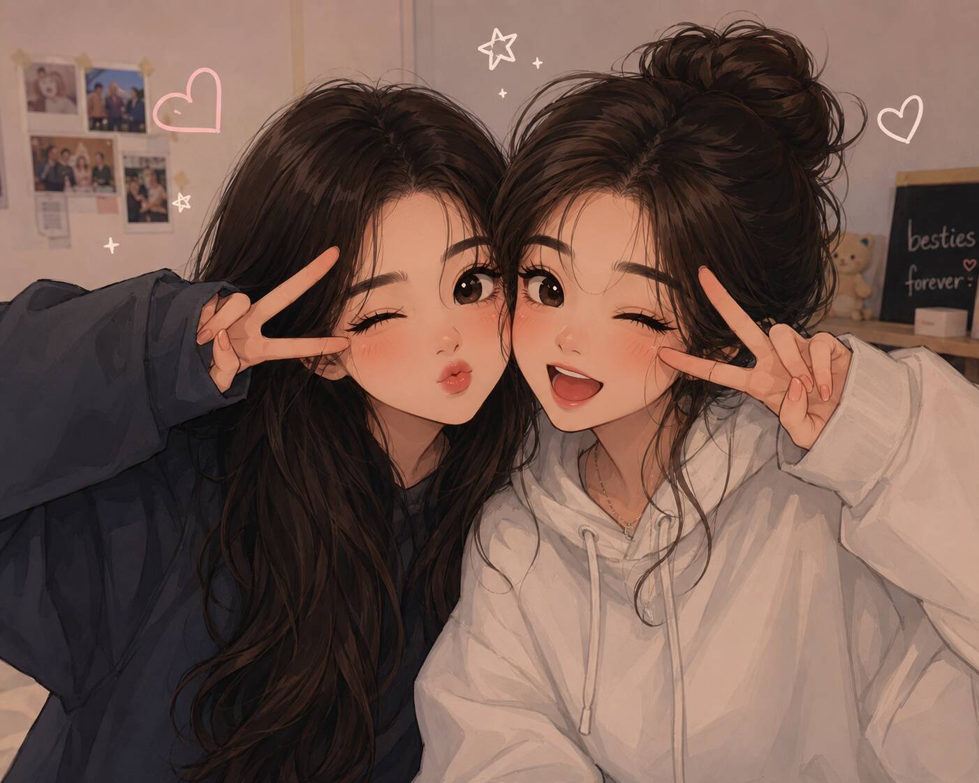 Pfp Profile Picture for Happy Friends Matching Corple