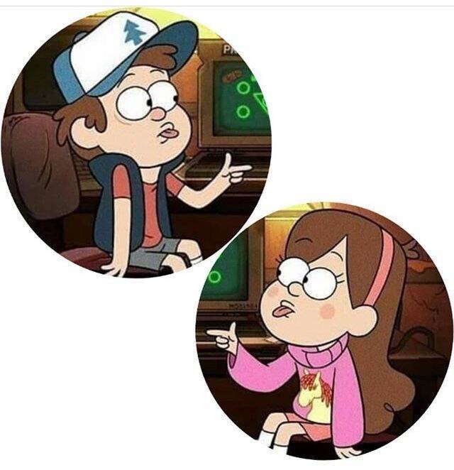 Pfp Profile Picture for Dipper and Mabel's Matching Couple