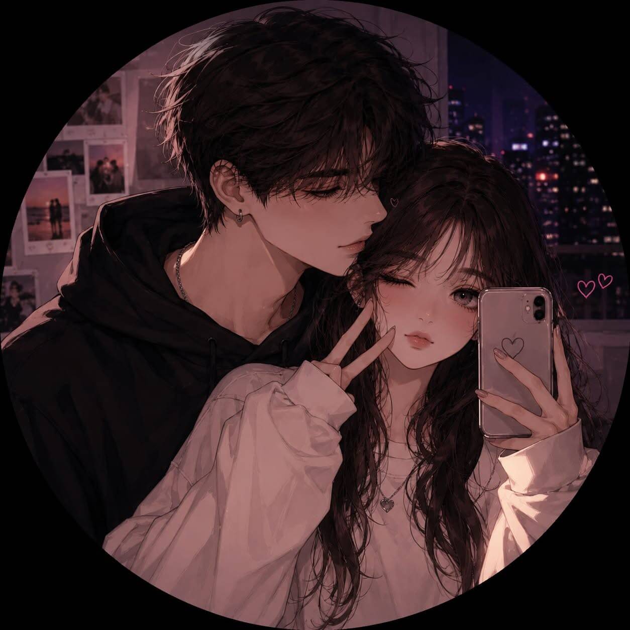 Pfp Profile Picture for Romantic Selfie Matching Couple
