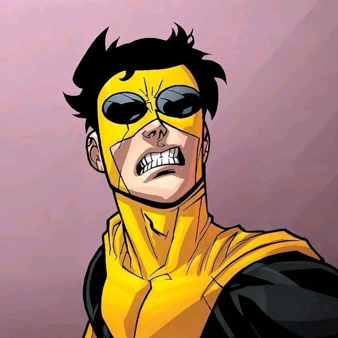 Pfp Profile Picture of Invincible Mark Grayson with Determined Expression