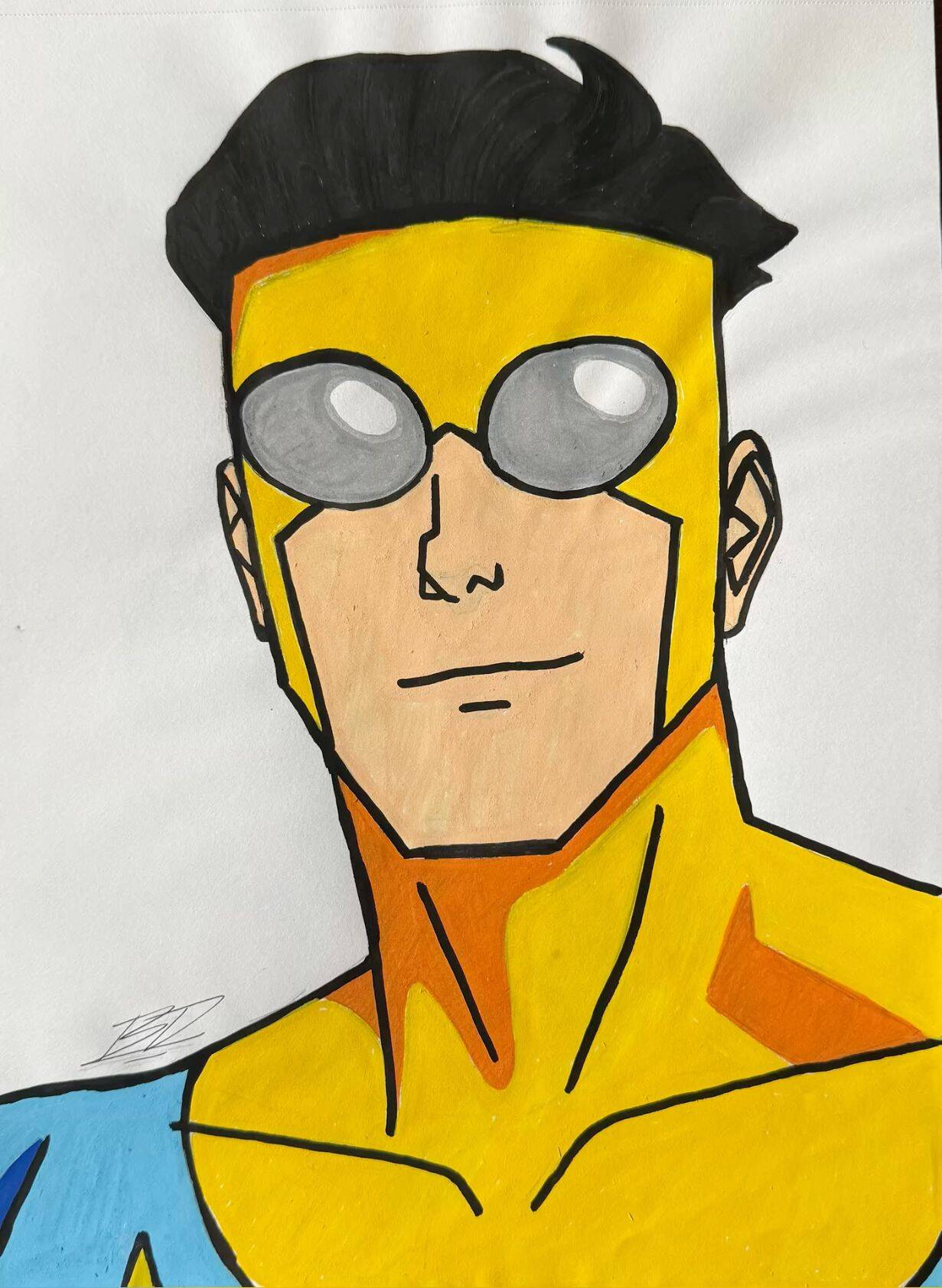 Pfp Profile Picture of Invincible Mark Grayson with Glasses