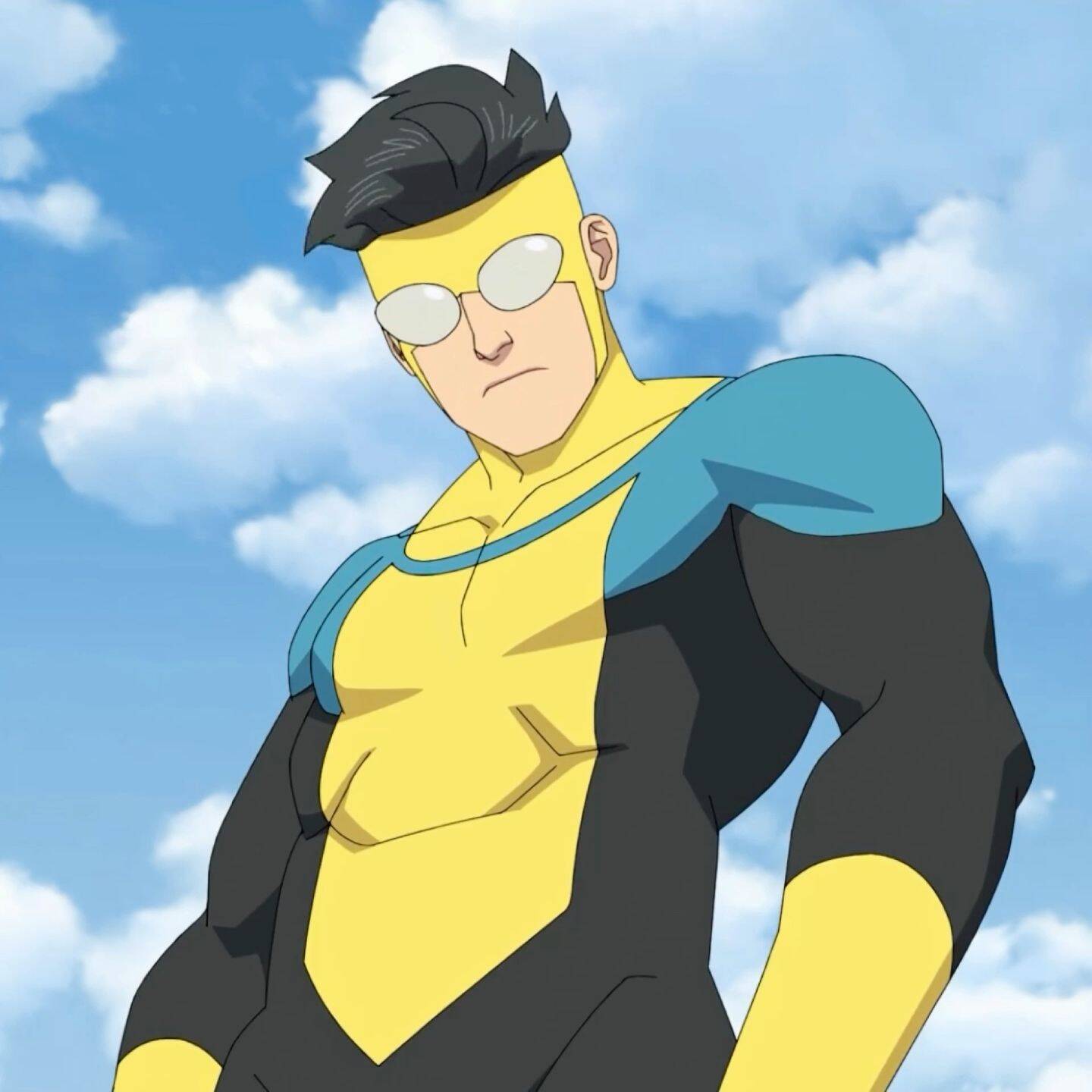Foto de perfil del invencible Mark Grayson con gafas