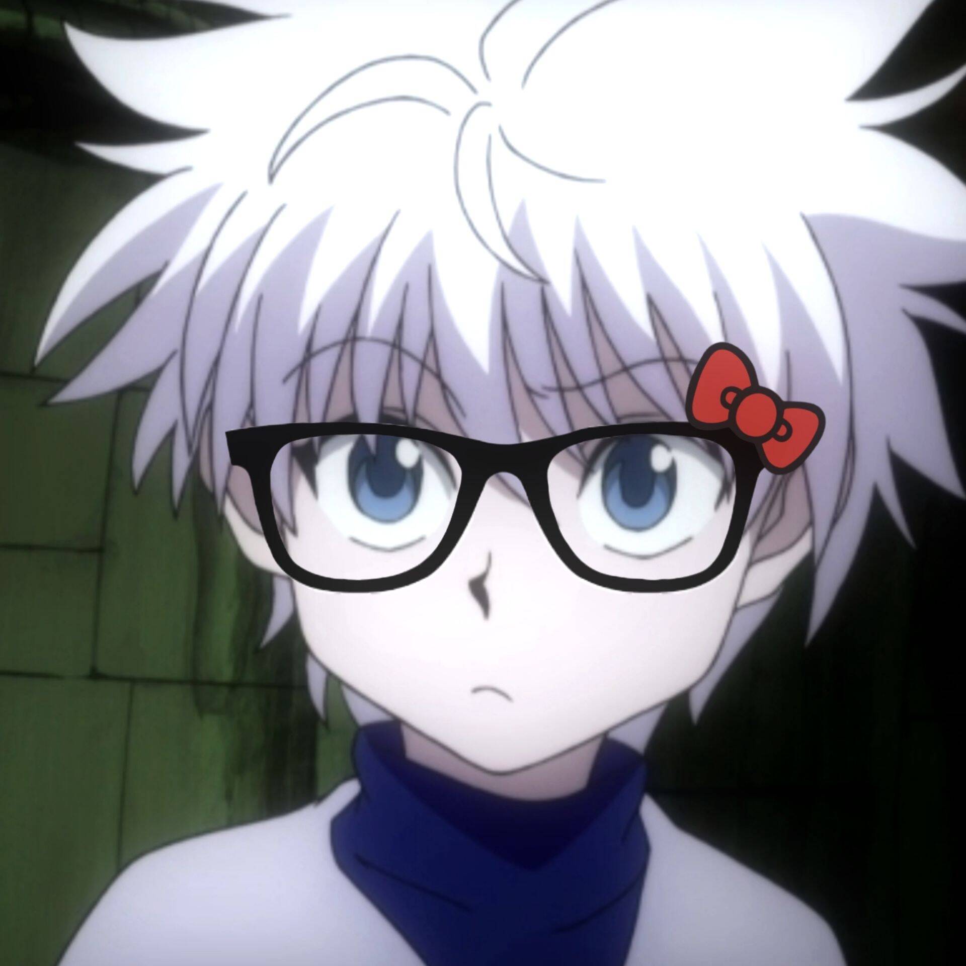 Killua's Pfp Profile Picture with Fun Glasses