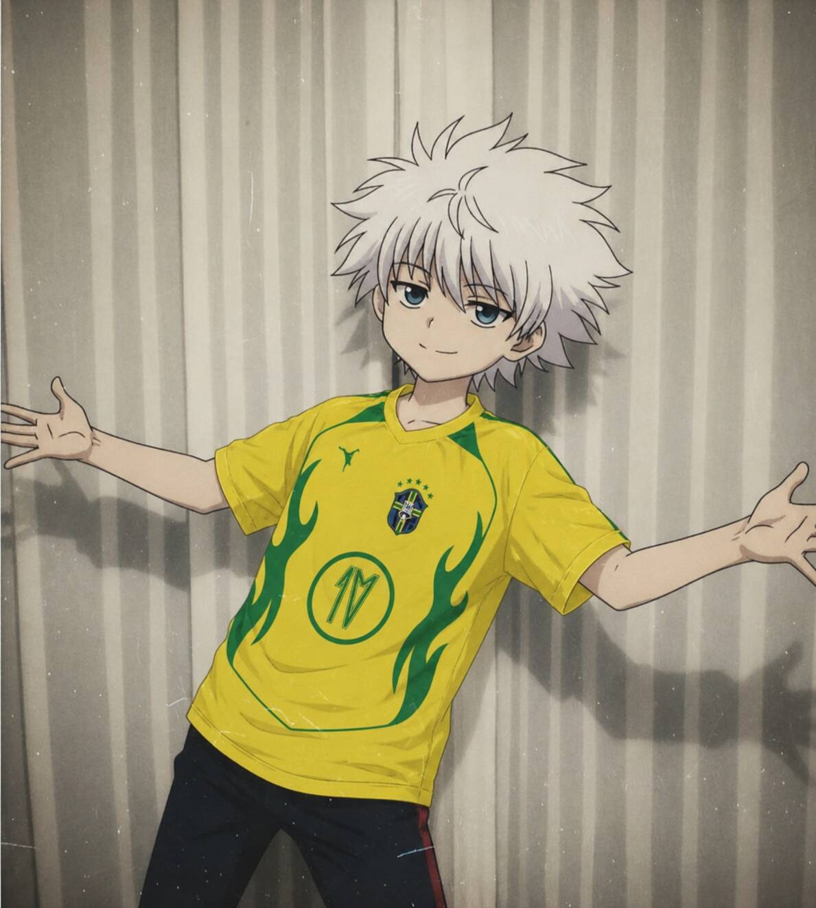 Killua's Pfp Profile Picture with Yellow Shirt
