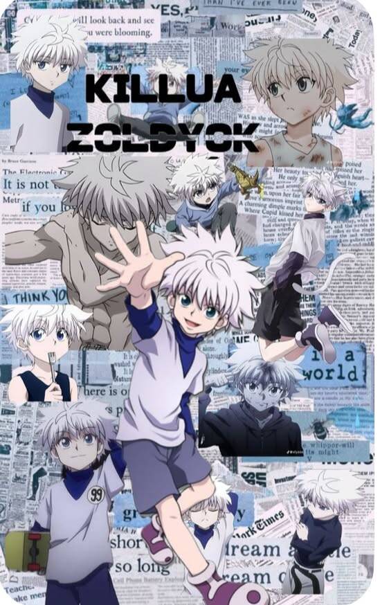 Killua's Pfp Profile Picture with Collage Style