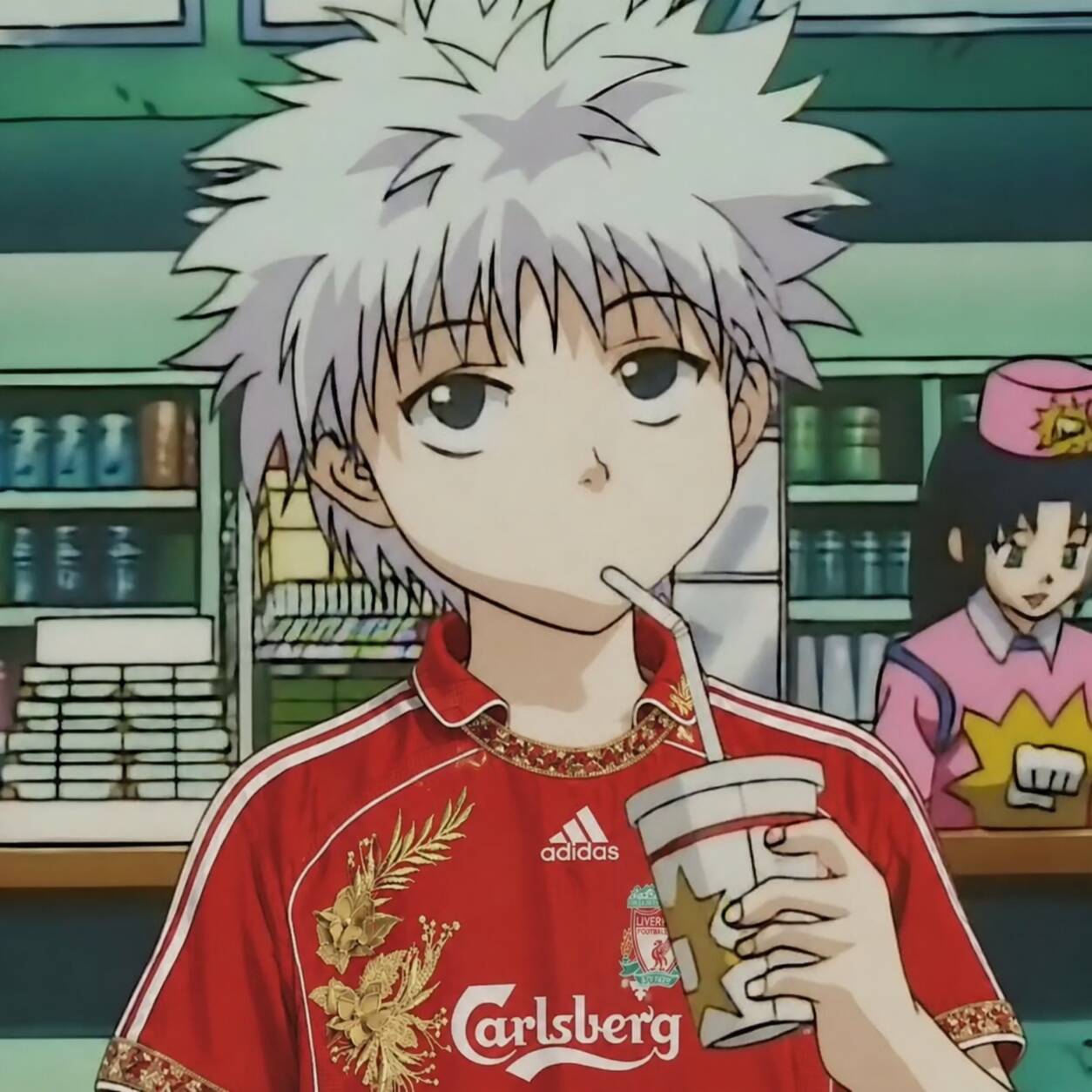 Killua's Pfp Profile Picture with Football Shirt