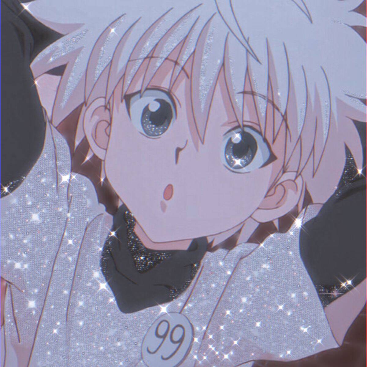 Killua's Pfp Profile Picture with Glossy Effect