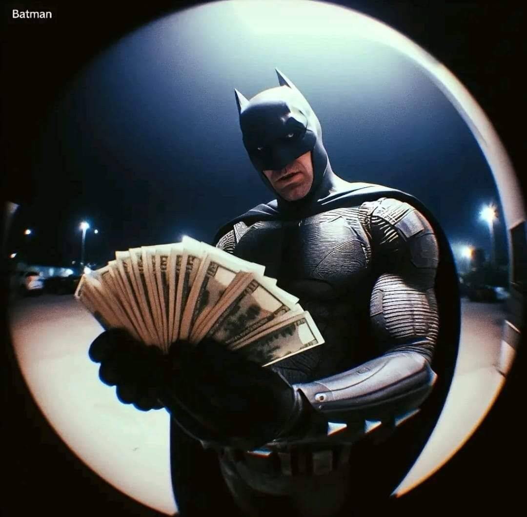 Foto de perfil de Batman con dinero