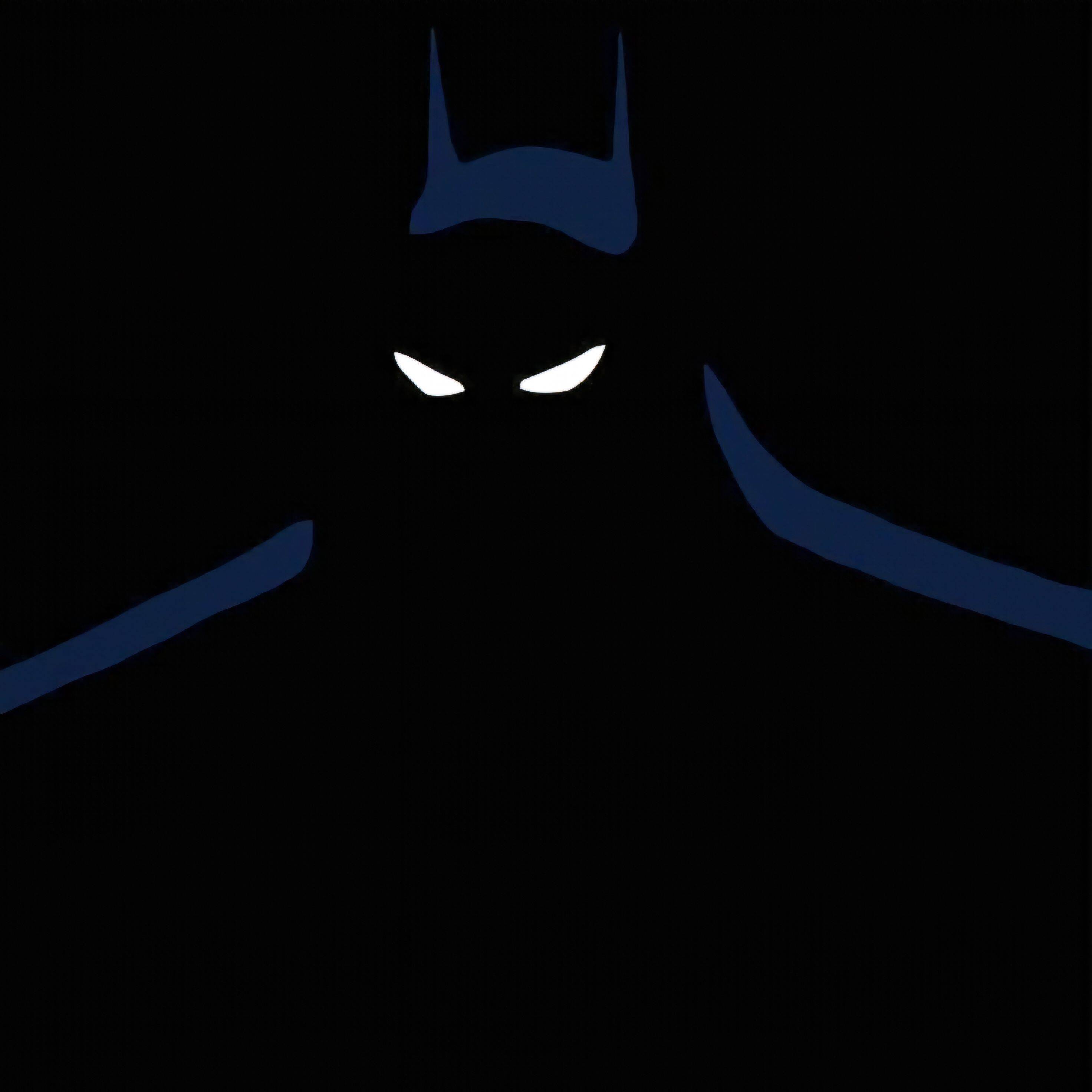 Foto de perfil de Batman en silueta misteriosa