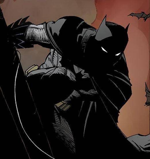 Foto de perfil de Batman en acciones oscuras