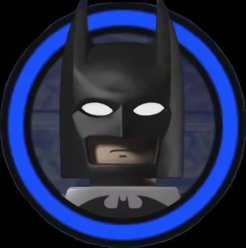 Foto de perfil de Batman estilo Lego con máscara