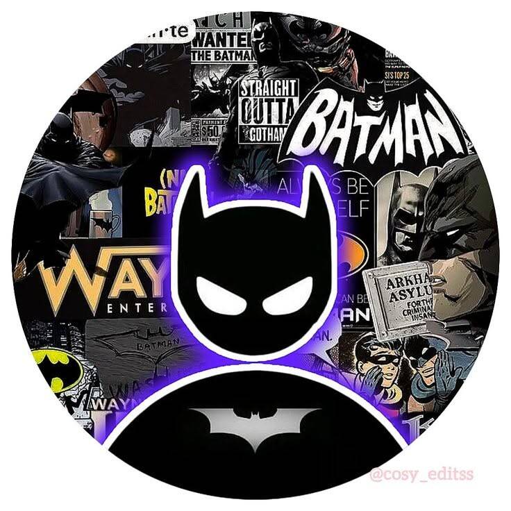 Foto de perfil de Batman estilo cómic