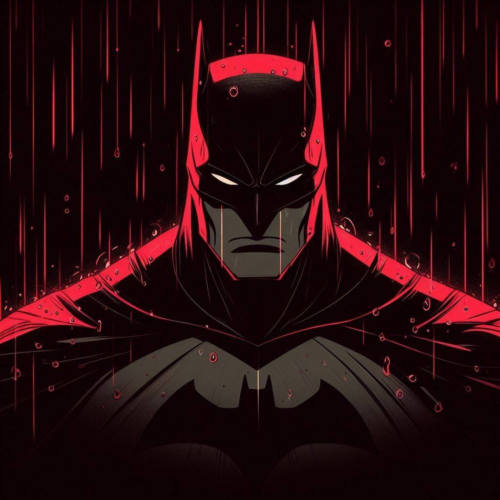 Foto de perfil de Batman de estilo oscuro
