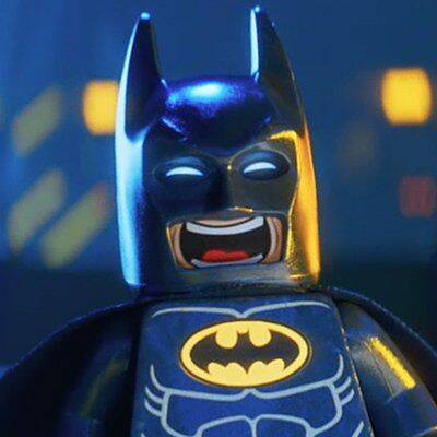 Lego-Style Batman Pfp Profile Picture with Smile