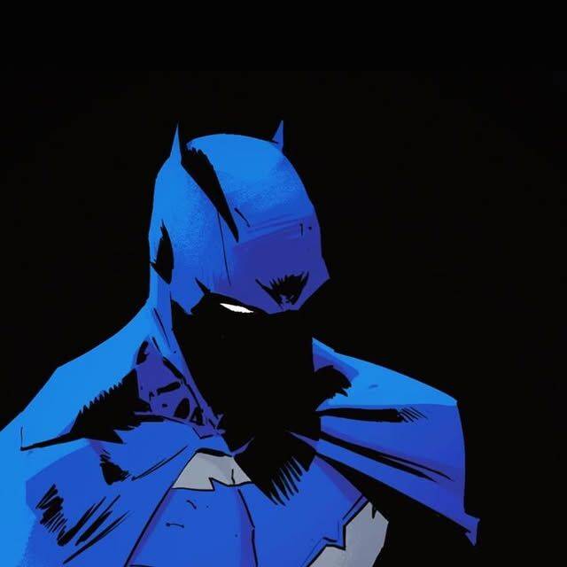 Foto de perfil de Batman en estilo de dibujo moderno