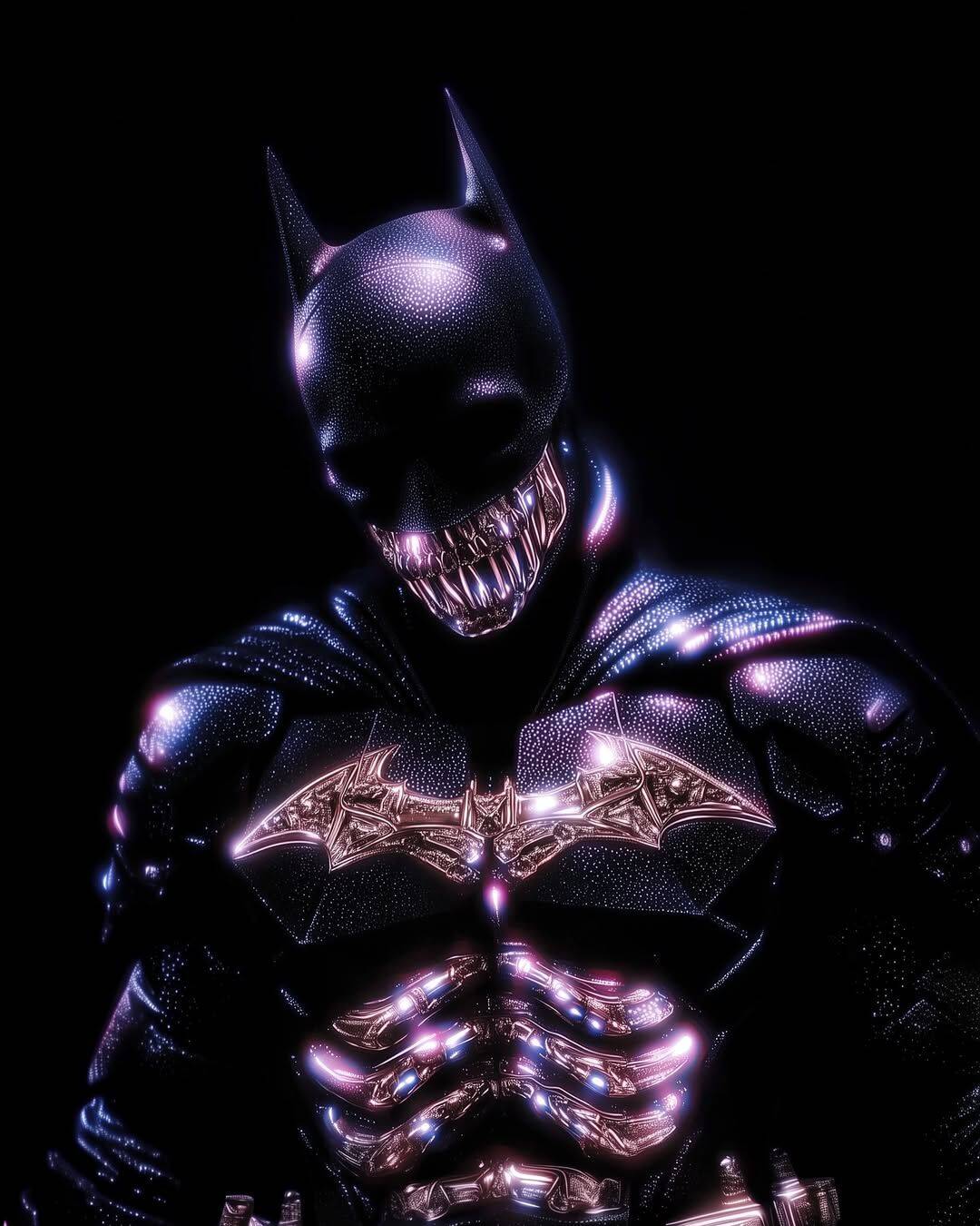 Batman Pfp Profile Picture with Glossy Effect