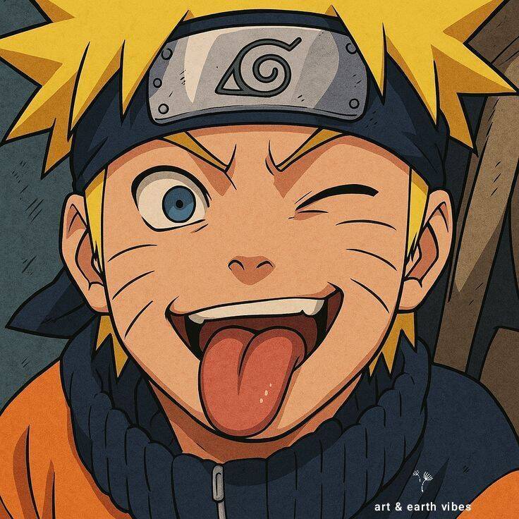 Naruto's Pfp Profile Picture Smiling and Playing