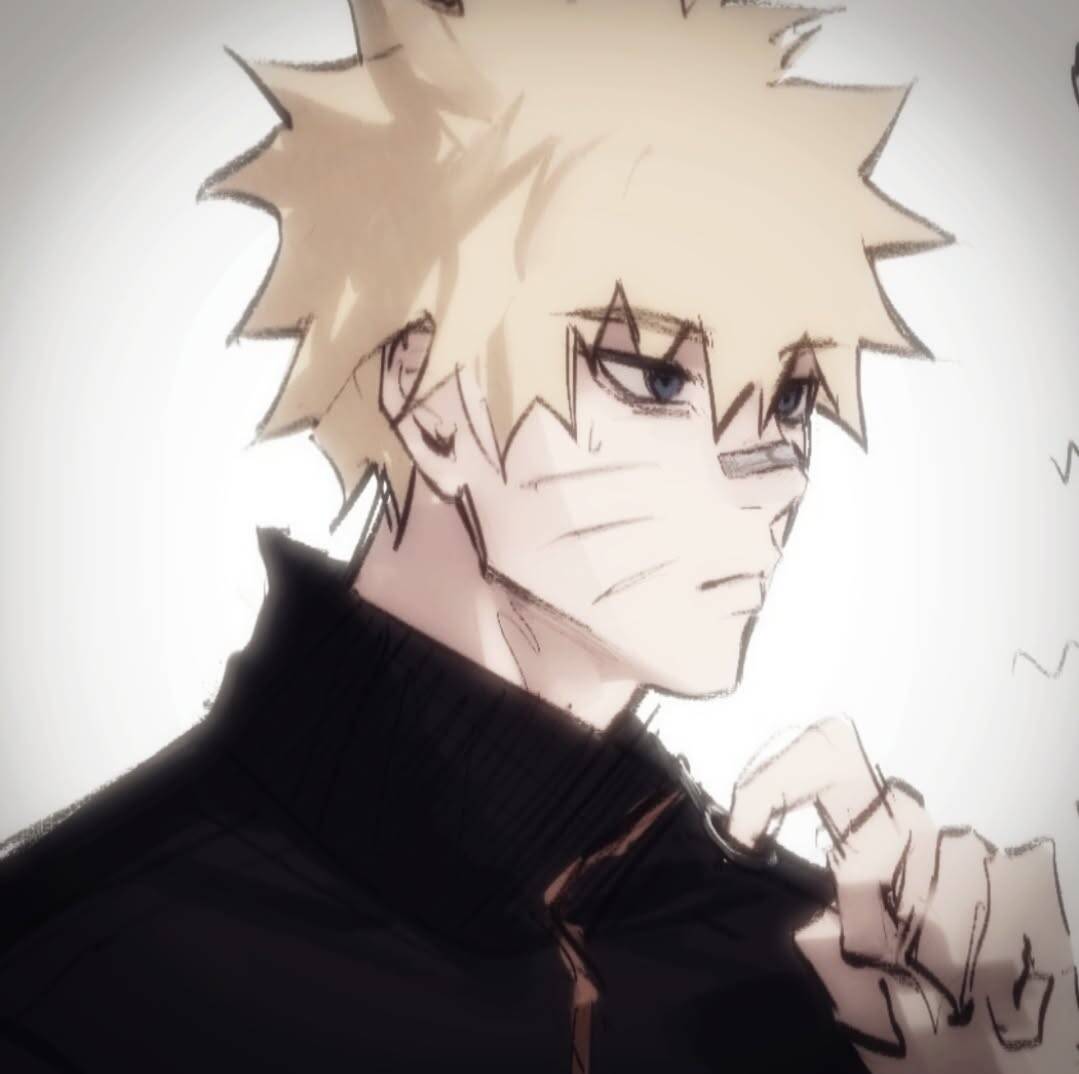 Naruto Pfp Profile Picture Drawing Style with Determined Look