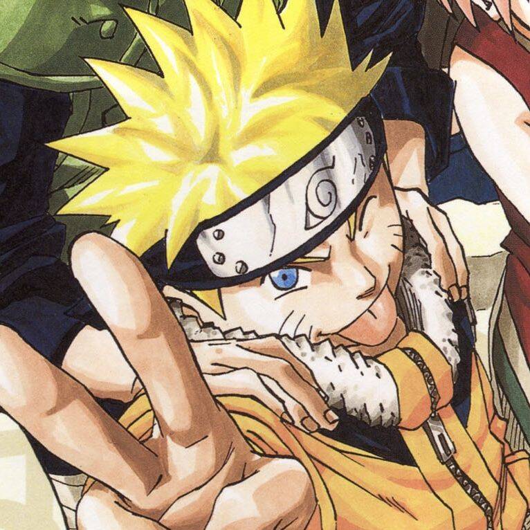 Naruto's Pfp Profile Picture Making a Peace Sign