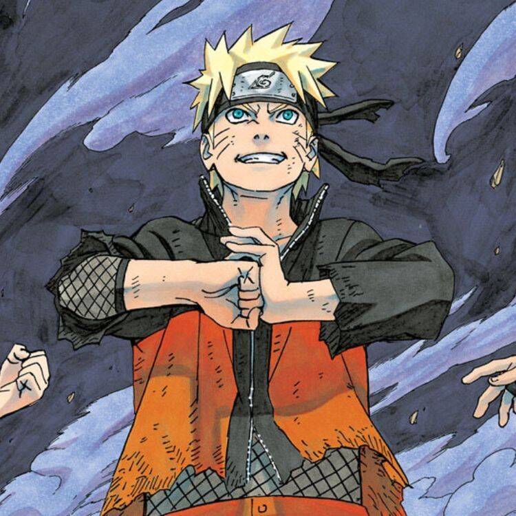 Naruto's Pfp Profile Picture Smiling with Fighting Style