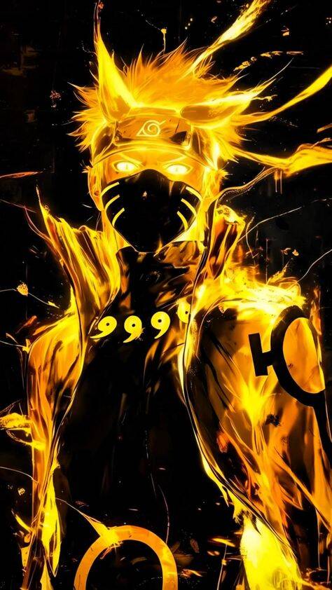 Naruto's Pfp Profile Picture in Shiny Bijuu Mode
