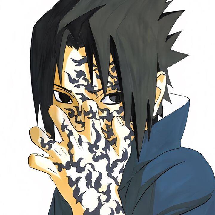 Sasuke's Pfp Profile Picture with Shadow Style