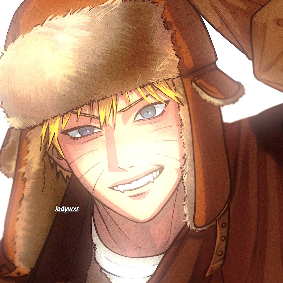 Pfp Profile Picture of Naruto Smiling with Hat