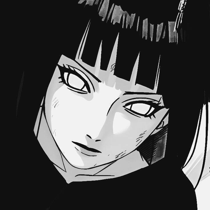 Naruto's Pfp Profile Picture with Hinata in Dark Style