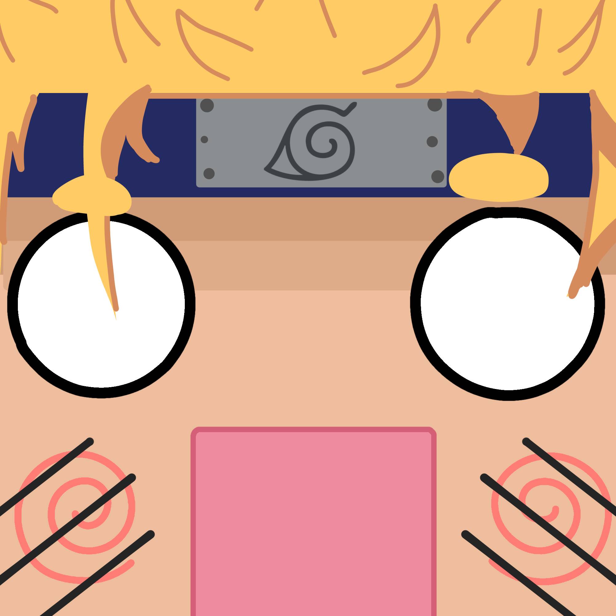 Pfp Profile Picture of Naruto with Big Eyes and Smile
