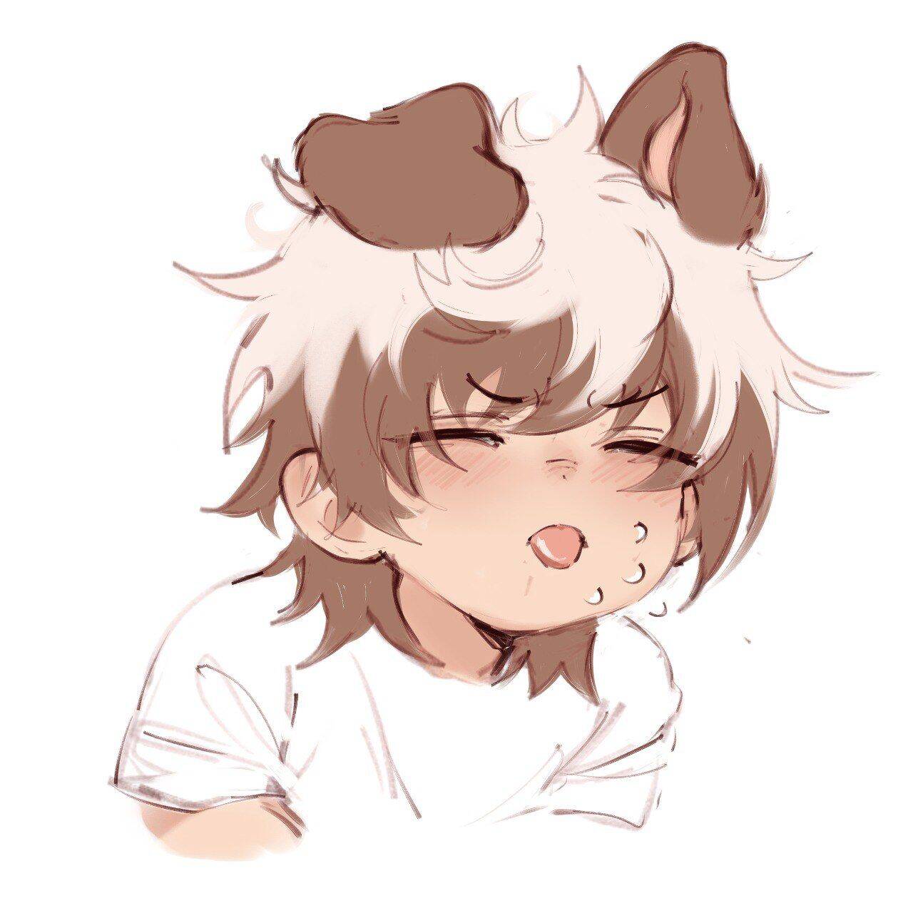 Foto de Perfil de Femboy com Orelhas de Cachorro