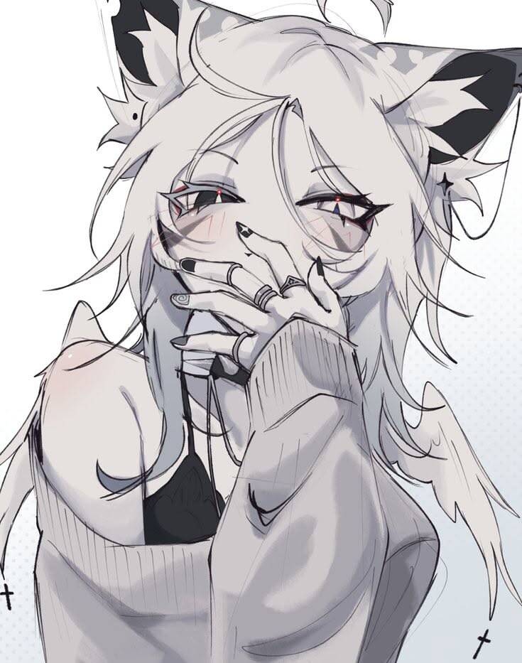 Foto de Perfil de Femboy com Orelhas de Gato