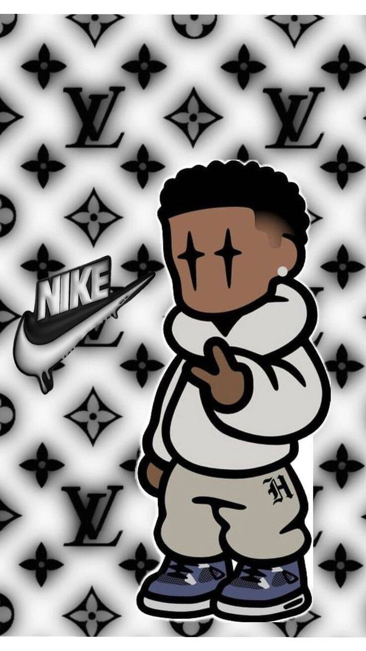 Pfp Profile Picture of Crea with Nike and Loris Vuitton Style