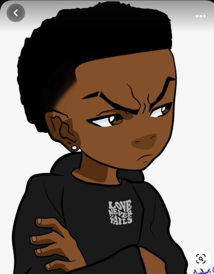 Pfp Profile Picture Cool Style Drawing with Black T-Shirt
