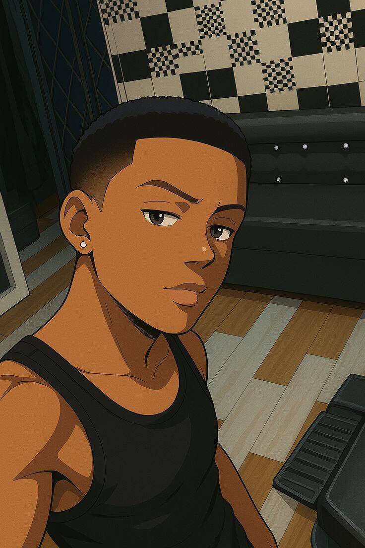 Pfp Profile Picture Cool Style Drawing with Black Shirt
