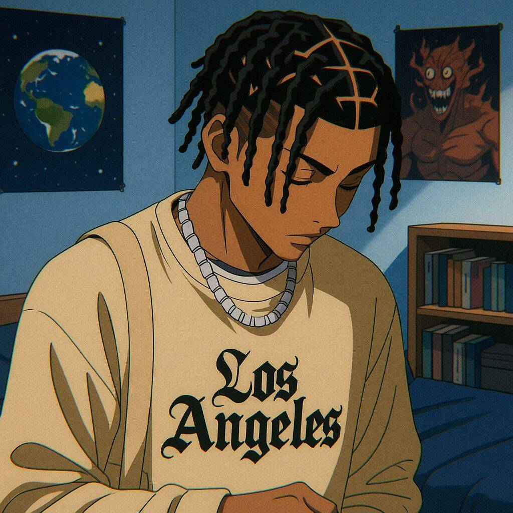 Foto de Perfil de Cria com Camiseta de Los Angeles