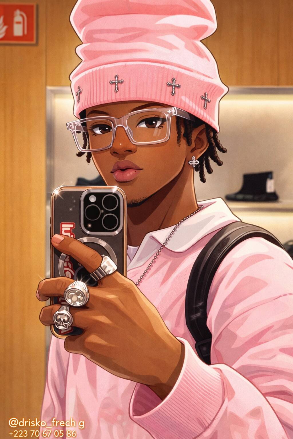 Pfp Profile Picture Cool with Stylish Cap and Glasses