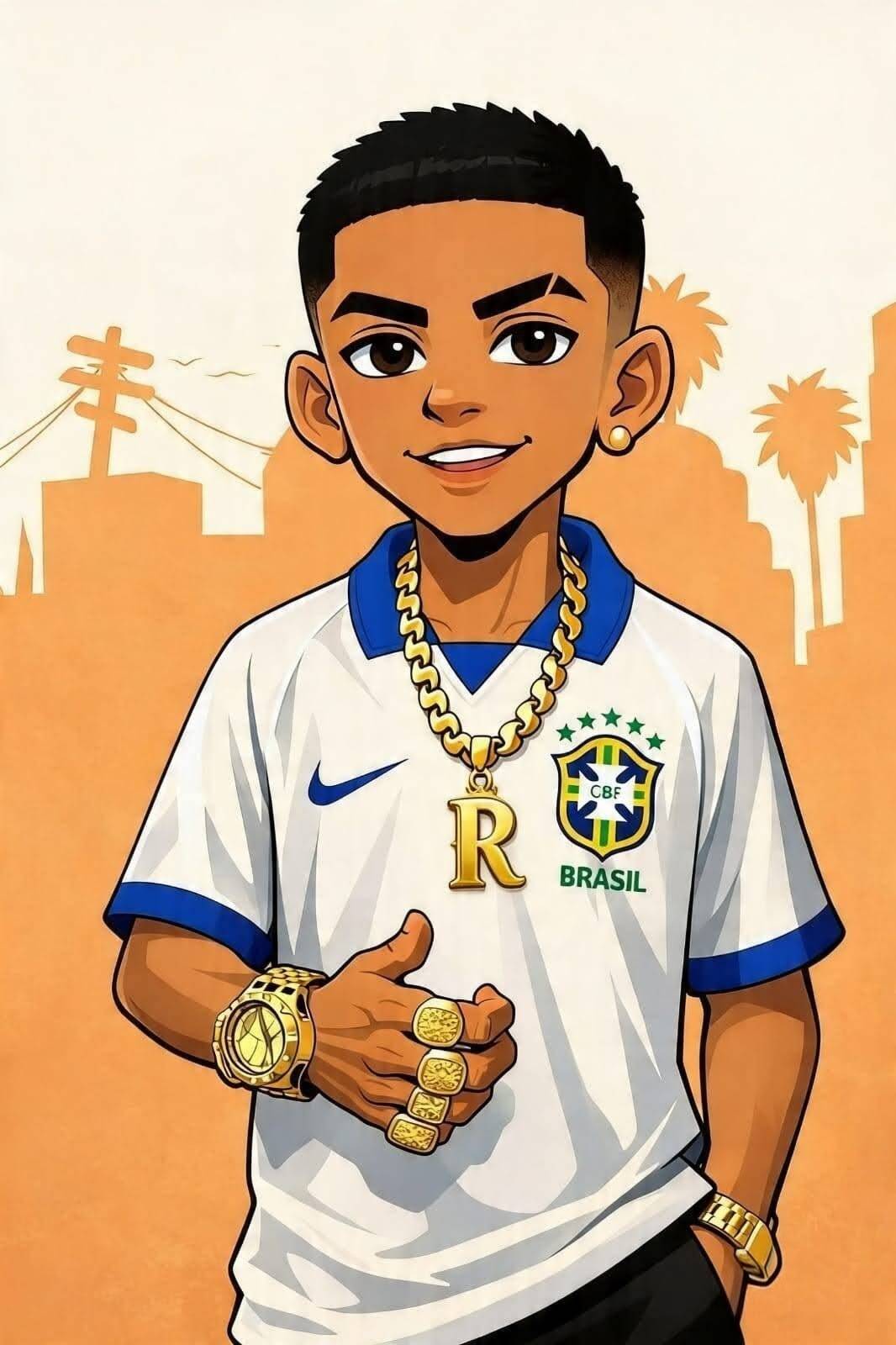 Pfp Profile Picture Cool with Brazilian National Team Shirt