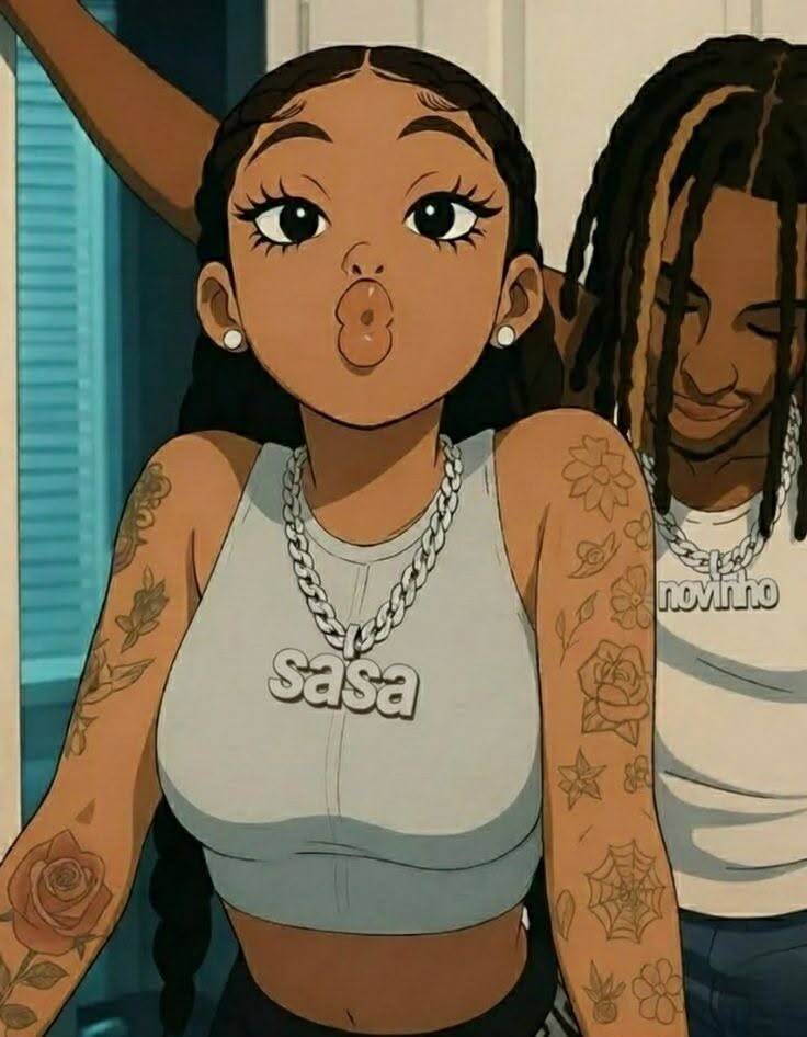 Pfp Profile Picture Cool with Chain and Tattoos