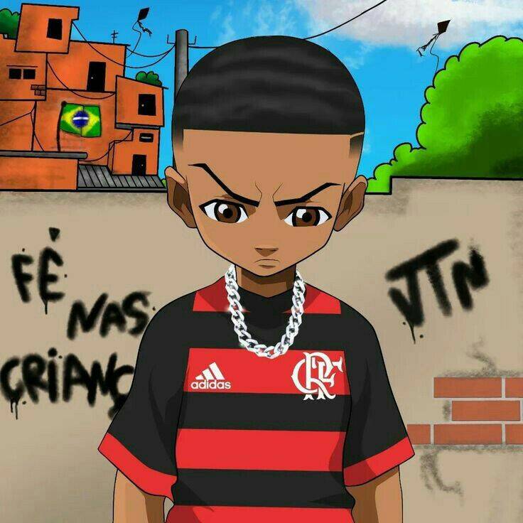 Pfp Profile Picture Cool with Flamengo and Corrente Shirt