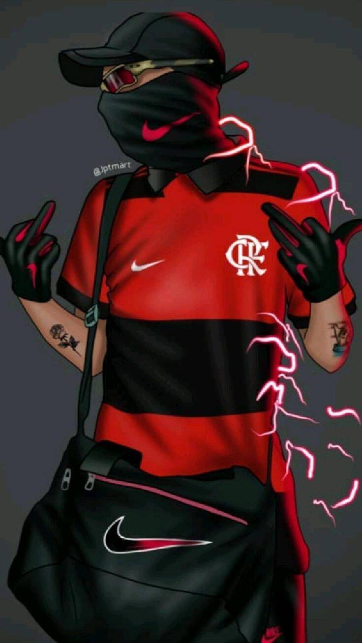 Pfp Profile Picture Cool with Flamengo Shirt and Modern Style