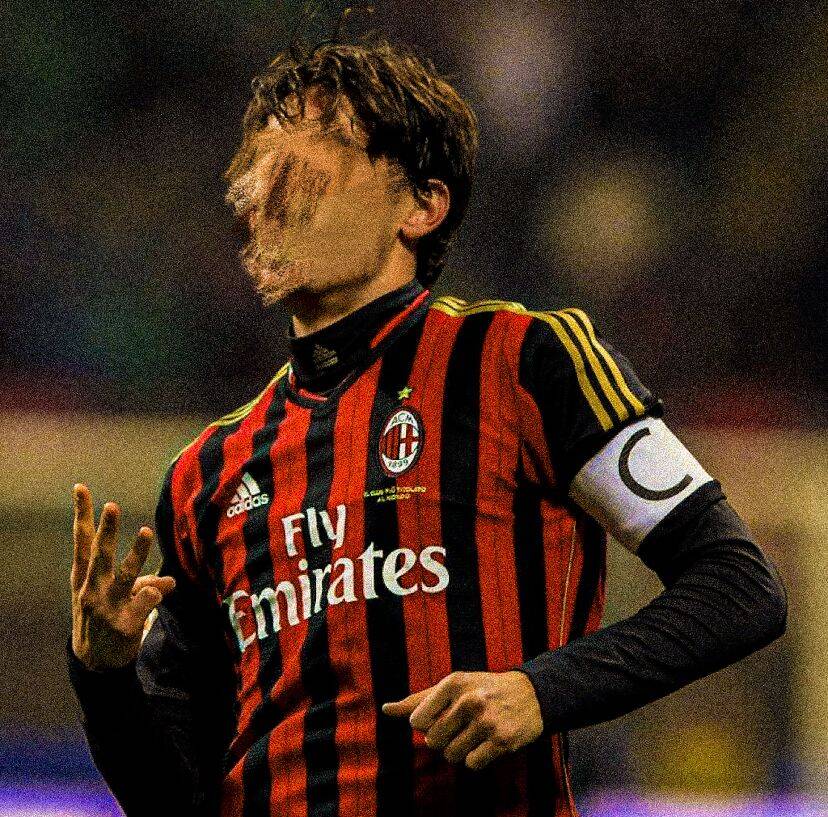 Pfp Profile Picture of child with Milan shirt