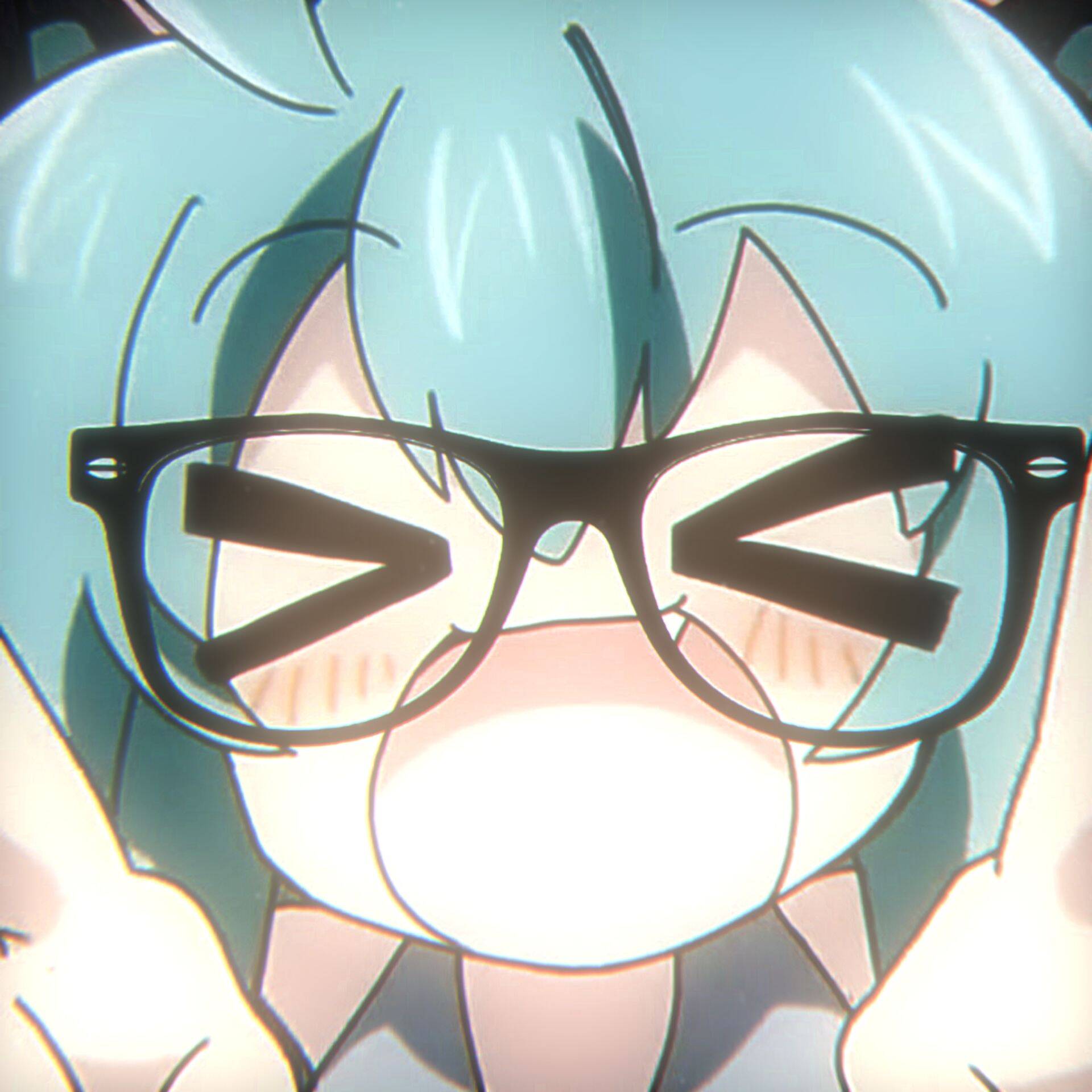 Foto de Perfil da Hatsune Miku com Óculos Engraçados